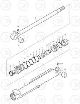 4200 BOOM CYLINDER DX30Z, Doosan