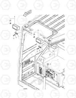 6230 CABIN LAMP DX30Z, Doosan