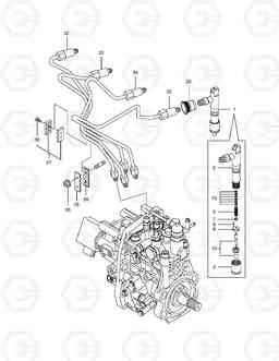 023 INJECTION PIPE DX55, Doosan