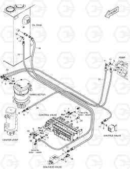 1270 PILOT PIPING(2) DX55, Doosan