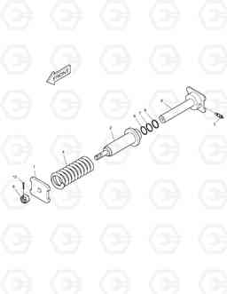 2140 TRACK SPRING DX55, Doosan