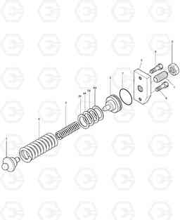 4150 MAIN PUMP - CONTROL SPRING DX55, Doosan