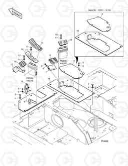 6280 FLOOR PLATE - ROTATING/TILTING DX55, Doosan