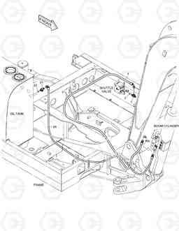 6320 PILOT PIPING - LOCK VALVE DX55, Doosan