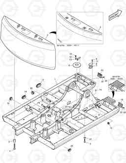 1100 MAIN FRAME SOLAR 225LC-7, Doosan