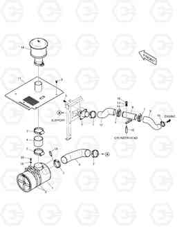 1160 AIR CLEANER ASS'Y SOLAR 225LC-7, Doosan