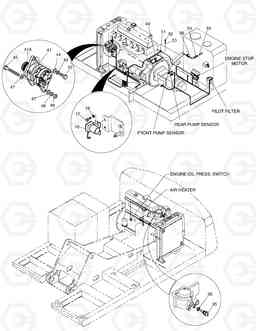 1680 ELECTRIC PARTS(5)-ENGINE SOLAR 225LC-7, Doosan