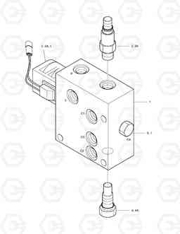 4280 BREAKER VALVE SOLAR 225LC-7, Doosan