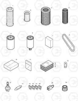 5110 SPARE PARTS SOLAR 225LC-7, Doosan