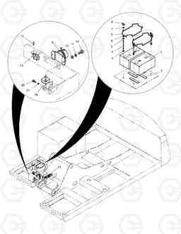 6150 ELECTRIC PARTS(4)-BATTERY SOLAR 225LC-7, Doosan