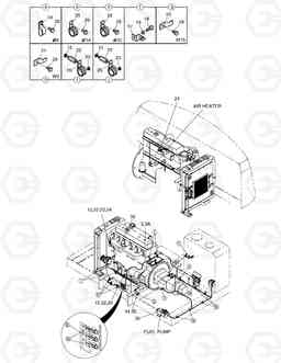 6190 ELECTRIC WIRING(2)-ENGINE SOLAR 225LC-7, Doosan