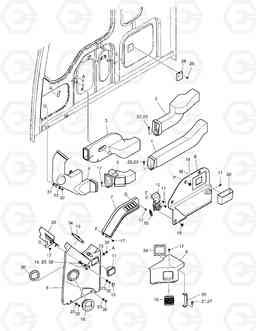 6280 DUCT COVER ASS'Y SOLAR 225LC-7, Doosan