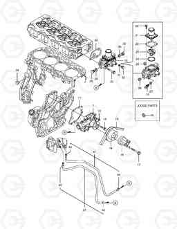 020 COOLING WATER SYSTEM DX55W, Doosan