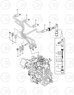 023 INJECTION PIPE DX55W, Doosan