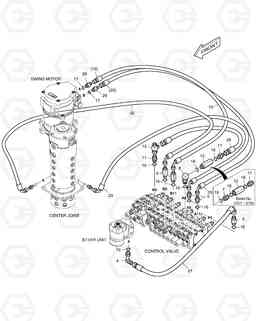 1280 MAIN PIPING(4) DX55W, Doosan