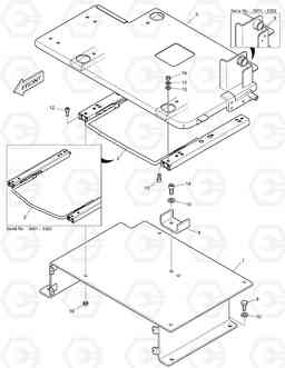 1520 SEAT BASE DX55W, Doosan