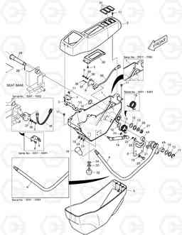 1560 CONTROL STAND - L.H DX55W, Doosan