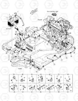 1740 ELECTRIC WIRING DX55W, Doosan