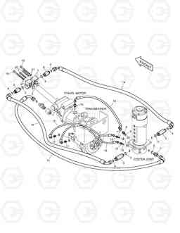 2160 PROPELLING PIPING DX55W, Doosan