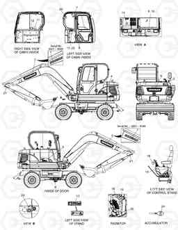 5130 DECAL - EXPORT DX55W, Doosan