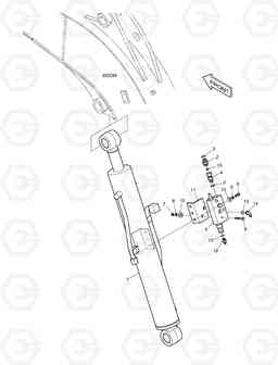 6210 BOOM PIPING - LOCK VALVE DX55W, Doosan