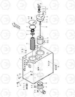 1210 OIL TANK SOLAR 300LC-7, Doosan