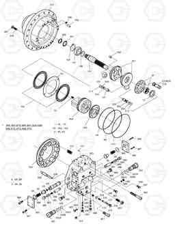 4150 TRAVEL MOTOR SOLAR 300LC-7, Doosan