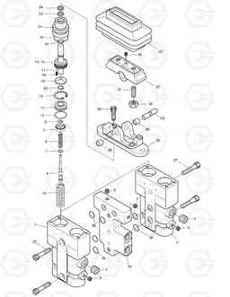 4210 PEDAL VALVE SOLAR 300LC-7, Doosan