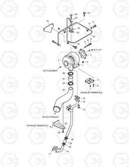 017 TURBO CHARGER SOLAR 340LC-7, Doosan