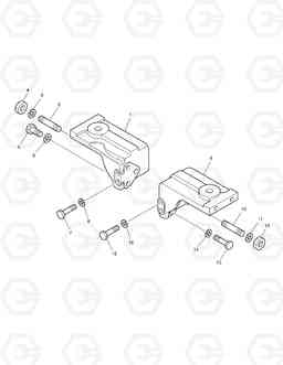 029 ENGINE MOUNTING SOLAR 340LC-7, Doosan