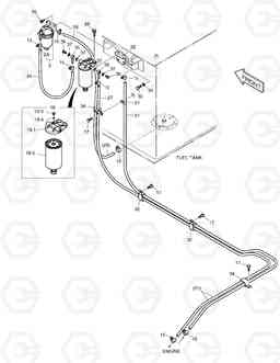 1180 FUEL PIPING SOLAR 340LC-7, Doosan