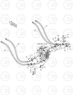 1260 MAIN PIPING(3)-ARM & BUCKET SOLAR 340LC-7, Doosan