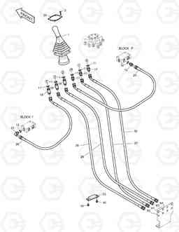 1350 PILOT PIPING(6) SOLAR 340LC-7, Doosan