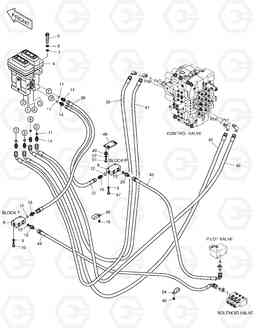 1370 PILOT PIPING(8) SOLAR 340LC-7, Doosan