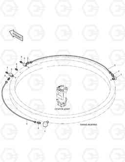 1610 LUBRICATION PIPING SOLAR 340LC-7, Doosan