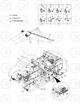 1730 ELECTRIC WIRING(3)-RELATED PARTS SOLAR 340LC-7, Doosan