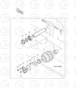 2140 UPPER ROLLER SOLAR 340LC-7, Doosan