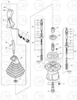 4290 REMOTE CONTROL VALVE-3 SWITCH SOLAR 340LC-7, Doosan