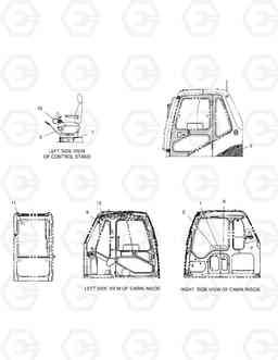 5120 CABIN NAME PLATE SOLAR 340LC-7, Doosan