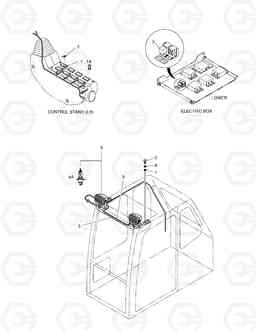 6120 CABIN LAMP ASS'Y SOLAR 340LC-7, Doosan