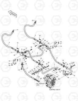 6280 MAIN PIPING-ONE & TWO WAY SOLAR 340LC-7, Doosan