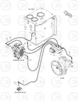 6290 PILOT PIPING-BREAKER SOLAR 340LC-7, Doosan