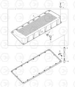 019 CYLINDER HEAD COVER DL450, Doosan