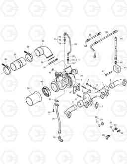 027 EXHAUST SYSTEM(T-3) DL450, Doosan