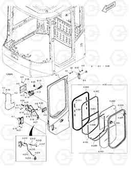 1350 CABIN(3) - DOOR ASS'Y(L.H) DL450, Doosan