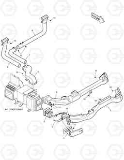 1430 DUCT ASS'Y DL450, Doosan