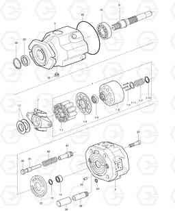 3400 MAIN PUMP - ROTARY GROUP DL450, Doosan