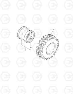 5360 WHEEL ASS'Y DL450, Doosan