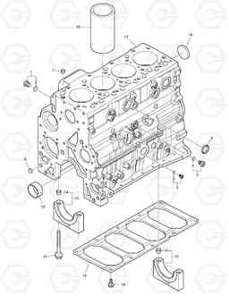 013 CYLINDER BLOCK DL160, Doosan