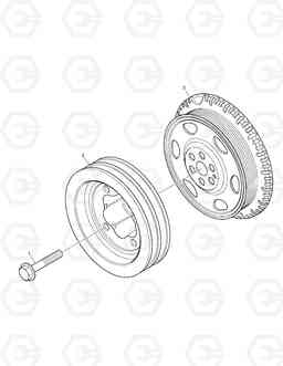 016 VIBRATION DAMPER DL160, Doosan